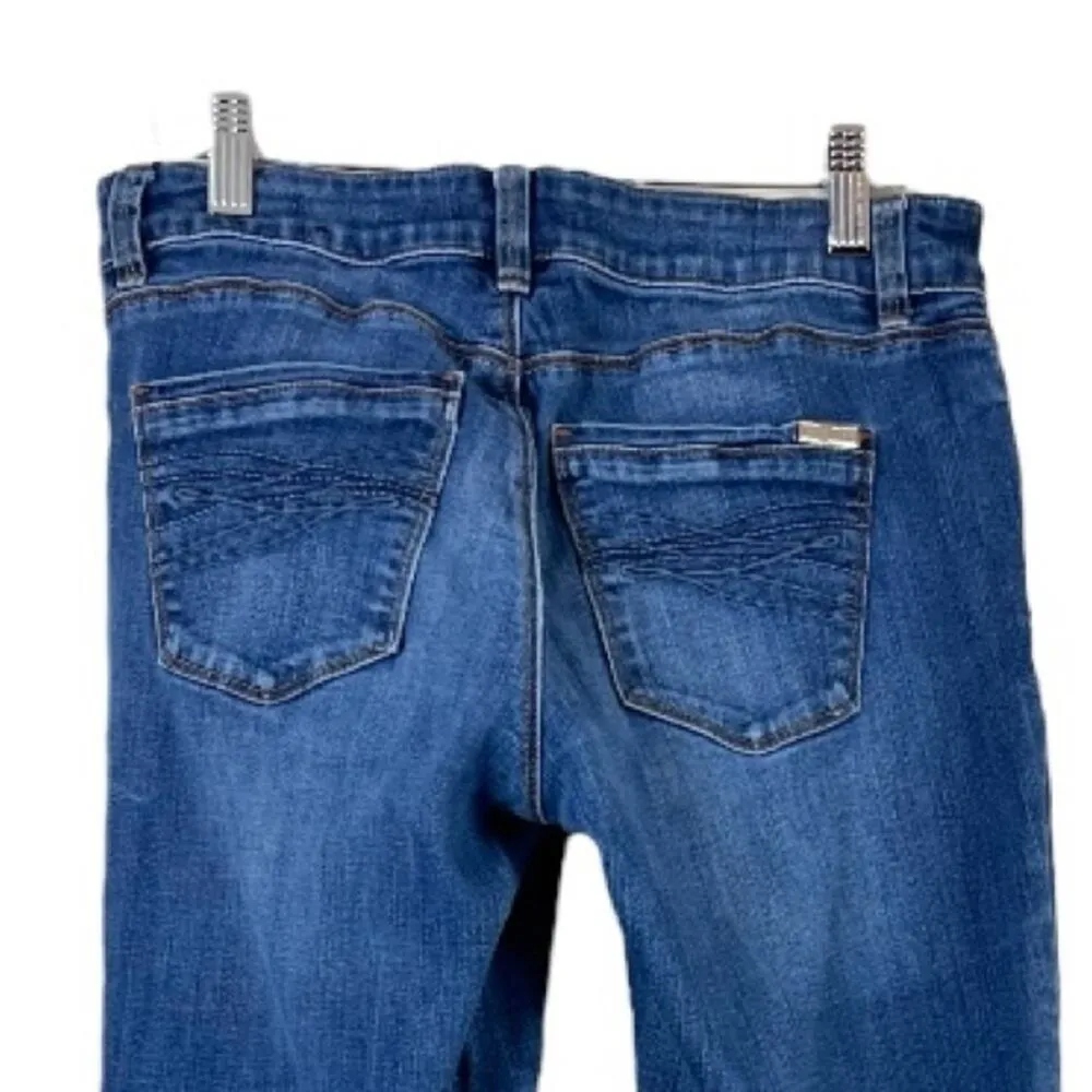 White House Black Market WHBM Jean Boot Leg Low Rise Medium Wash Women’s Size 2L - Image 4