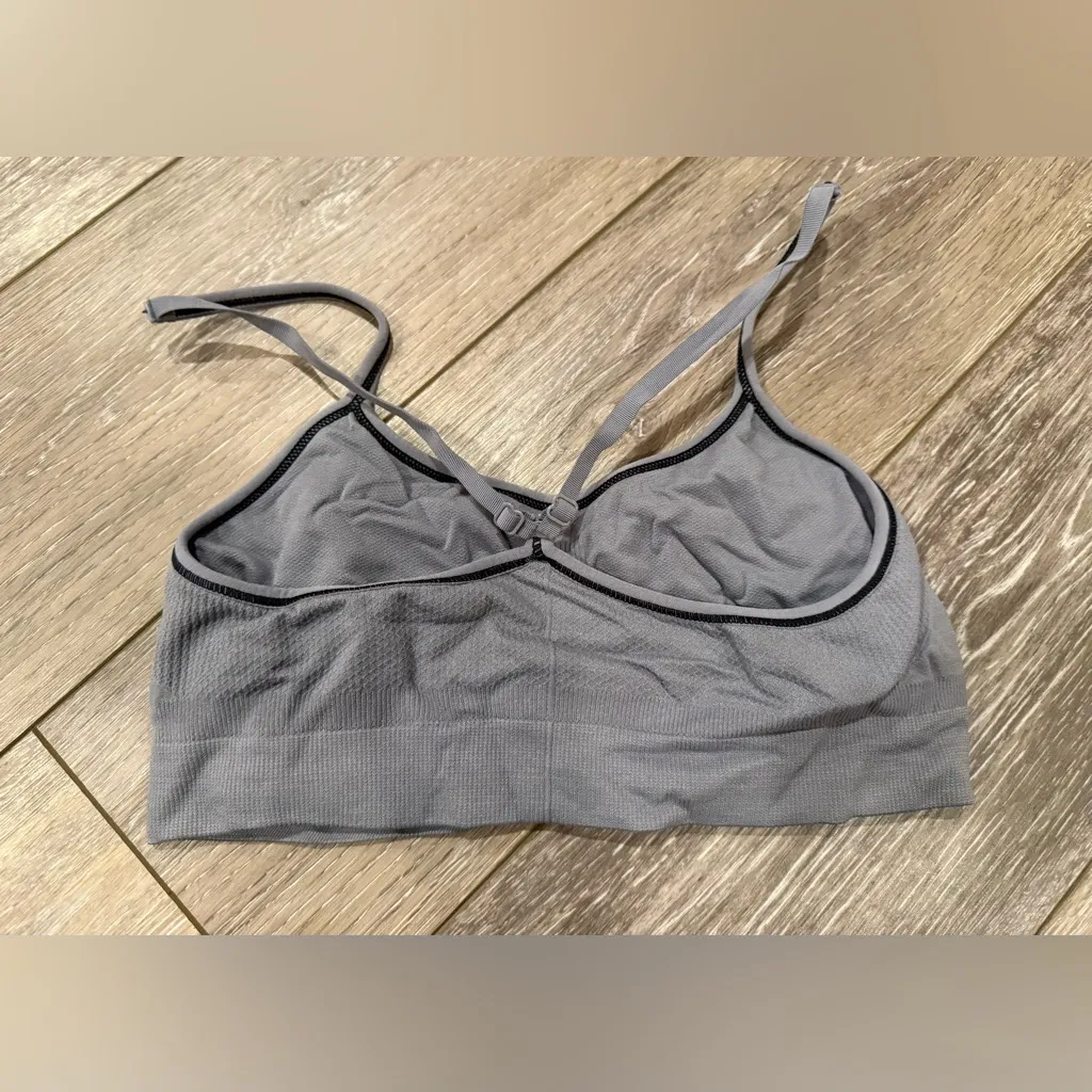 Grey Seamless Bralette Gray - Image 2