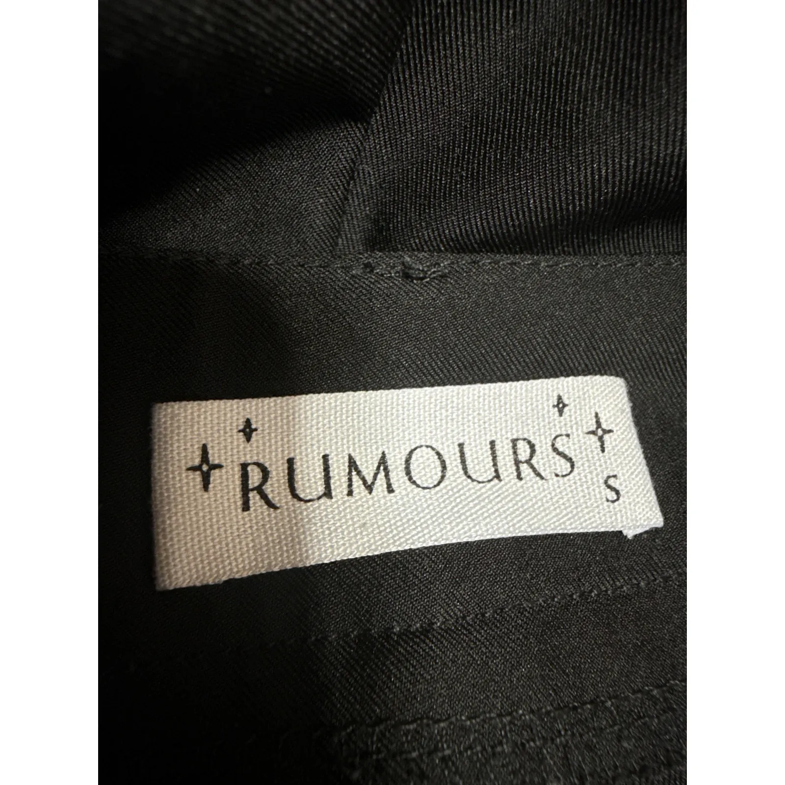 Rumours Women's Black High Waist Flared Bootcut Slim Leg Trousers Dress Pants S - Image 4