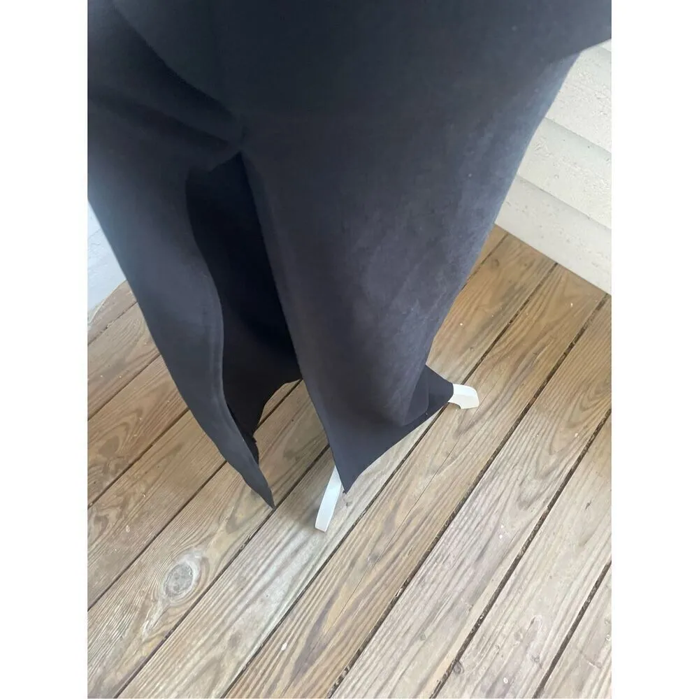 NWT Pretty Little Thing long maxi skirt Textured chain details Black Size 4 - Image 7