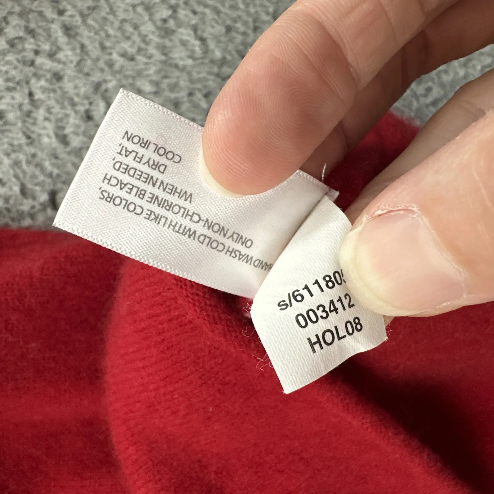 Y2K Old Navy Cashmere Sweater Red Quiet Luxury Holiday 2008 Women's Small - Image 5