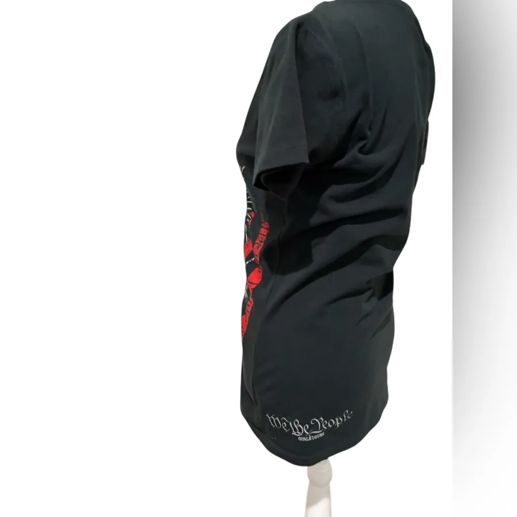 Pro Gunner Black and Red Short Sleeve Tee EXCELLENT CONDITION Size M - Image 9