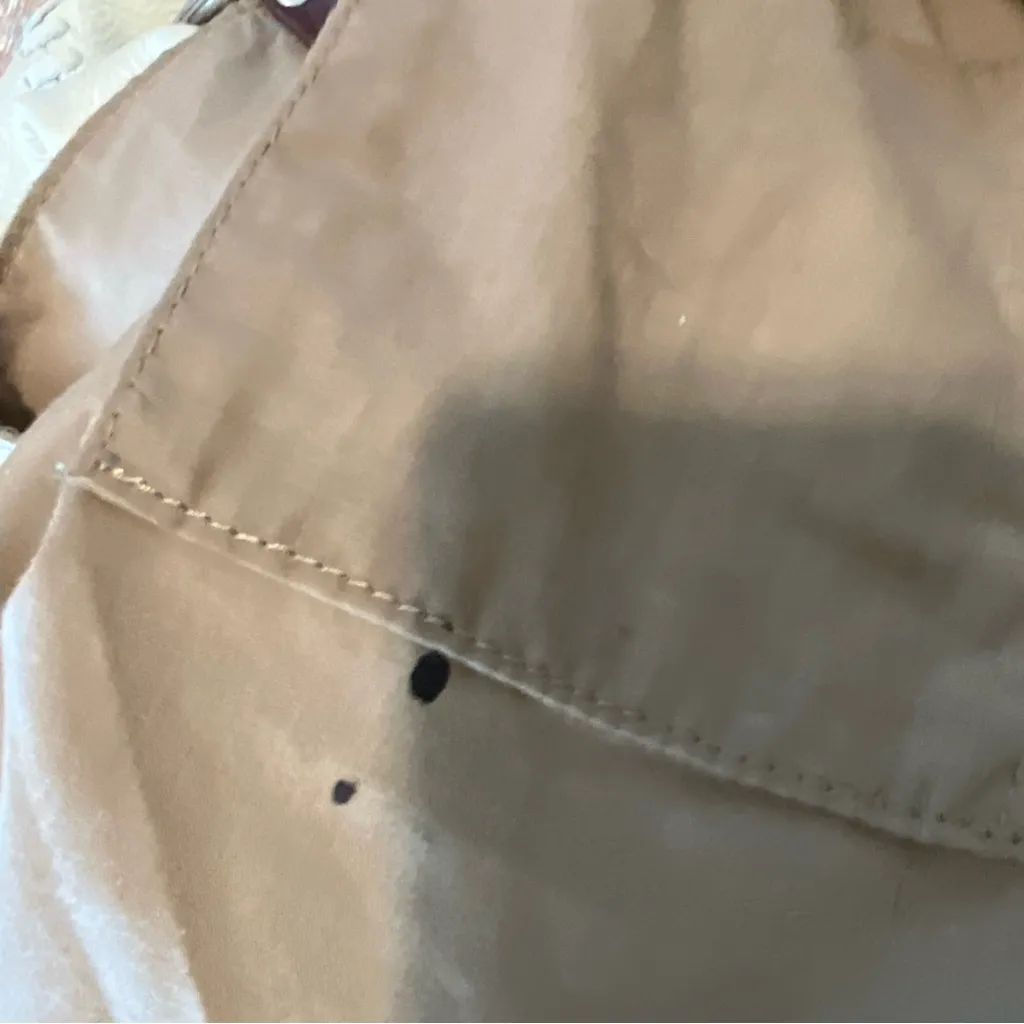 Lucky Brand Off White Cream Leather Hobo Shoulder Bag Y2K - Image 12