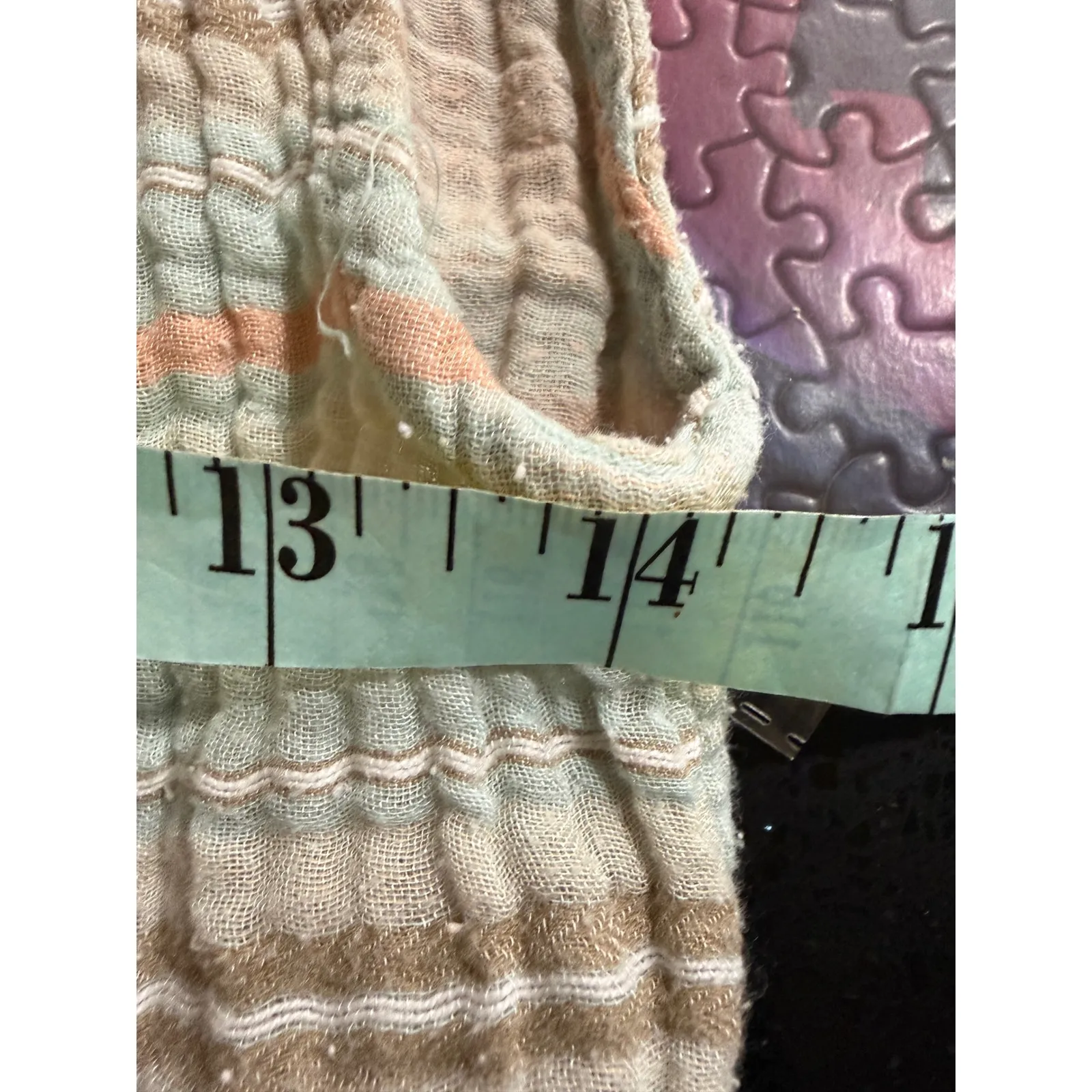 prAna Striped Gauze Button Front Sleeveless Dress Women's Small - Image 6