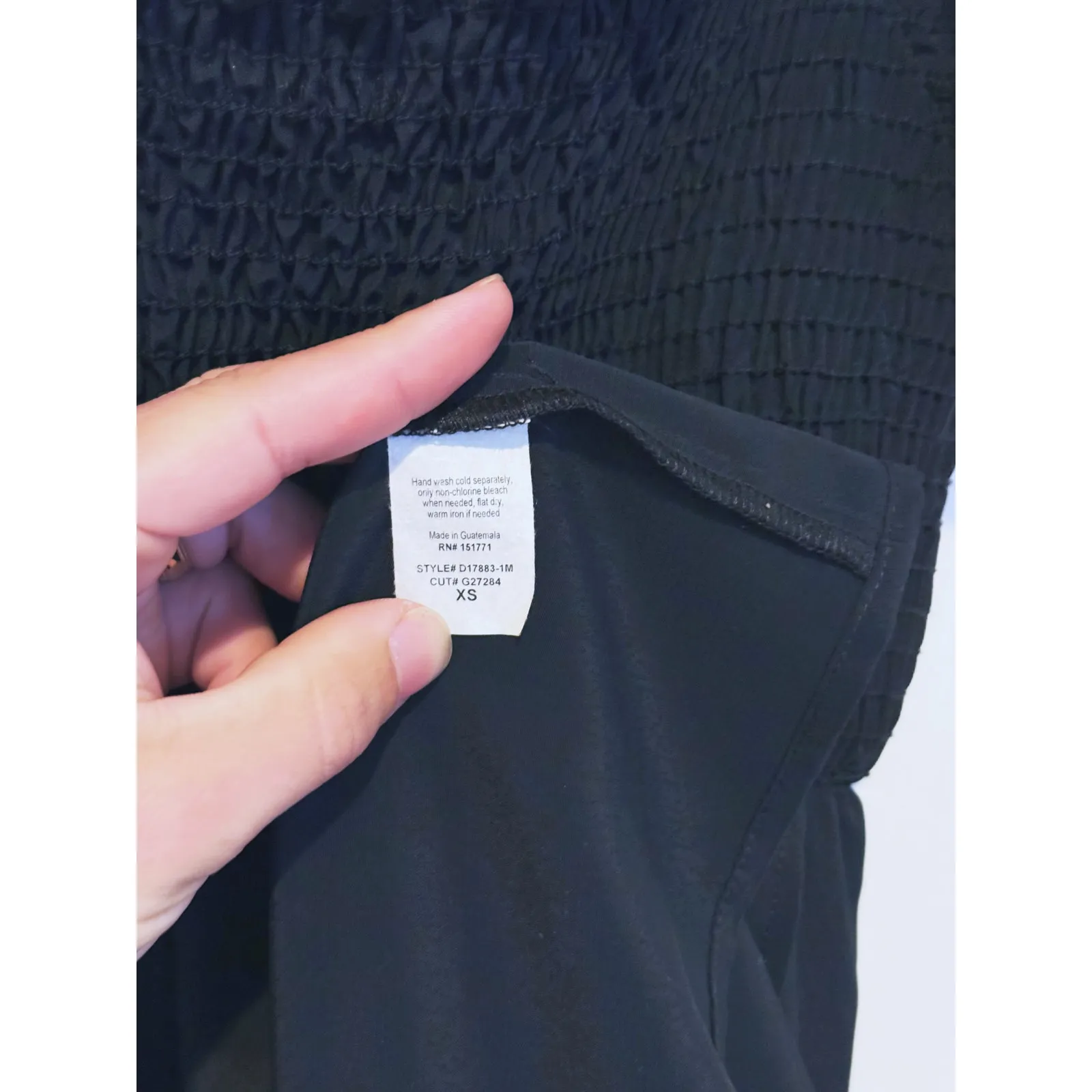 Kaileigh Maternity Romantic Babydoll Ruffle Sleeve Maxi Dress XS Black Minimal - Image 7