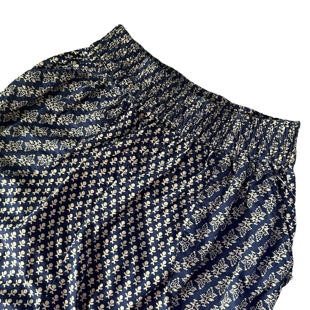 Dark Geometric Pull On Jogger Pants Size XS Staring At Stars BOHO Hippie Relaxed - Image 7