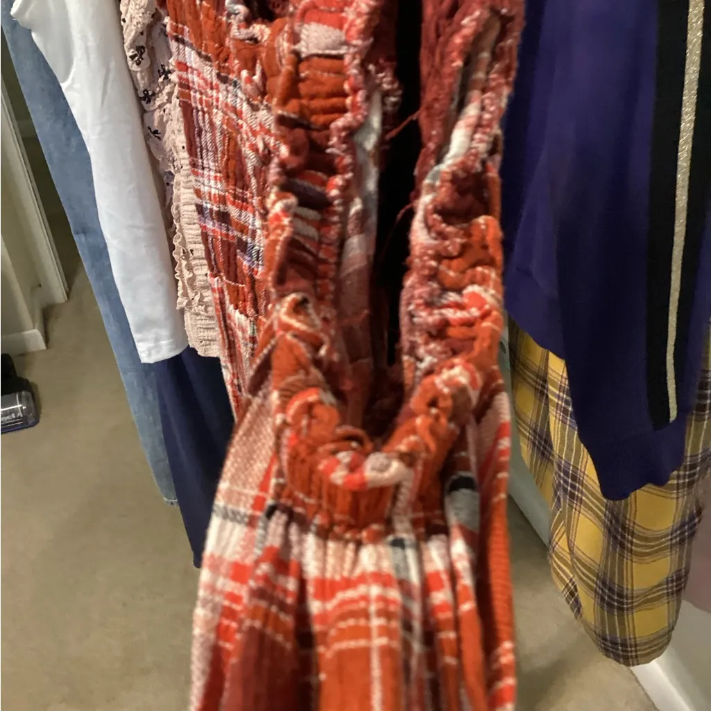 Torrid Red and White Plaid Button-Down Top - Image 3