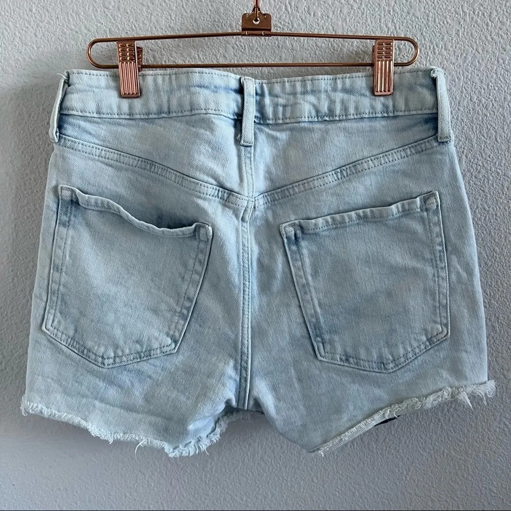 Old Navy OG Bleach Fade Vibe Shorts Y2K 90s Paisley Peak a Book Pockets Raw Hem - Image 4