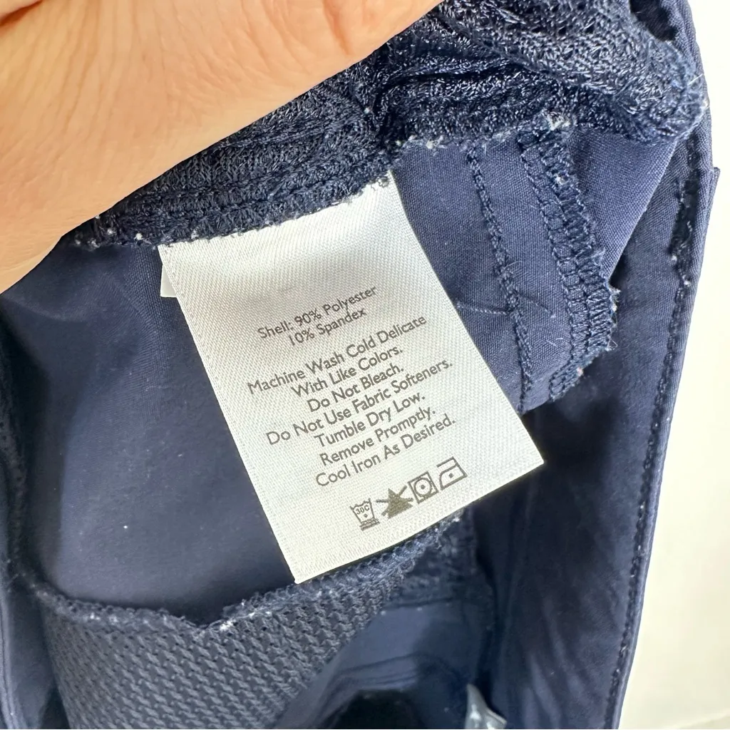 Eddie Bauer Womens 10 Navy Blue Hiking Shorts Outdoor Casual Walking Shorts - Image 6