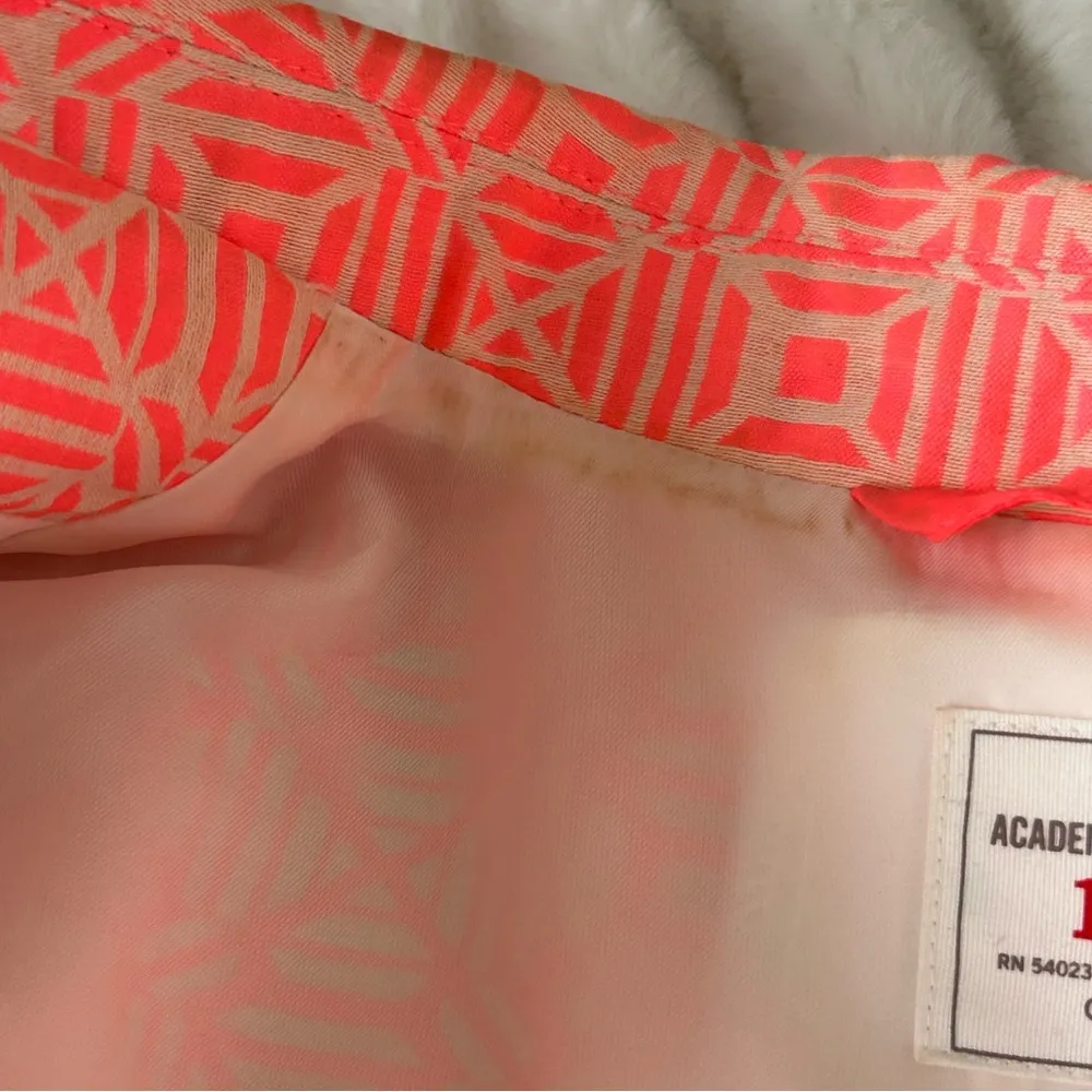 Gap Women’s Jacquard Neon Pink Academy Blazer - Image 10