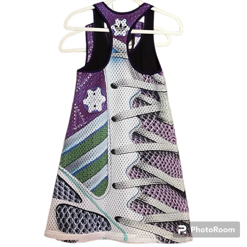 Mary Katrantzou X Adidas Originals Tank Mini Dress Size Small - Image 2