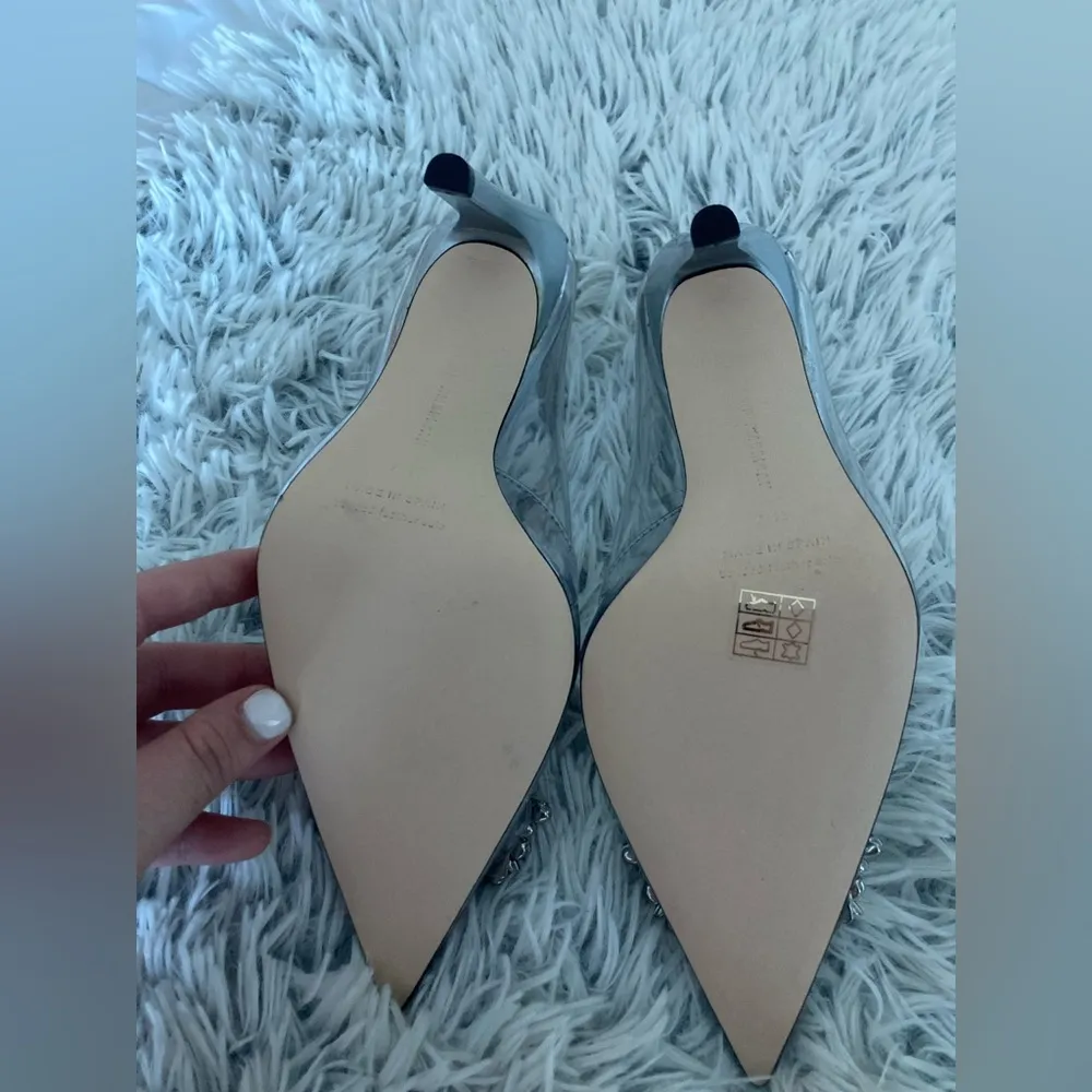 Good American Translucent CINDER-F*CKING-RELLA Jeweled Pumps - Image 8