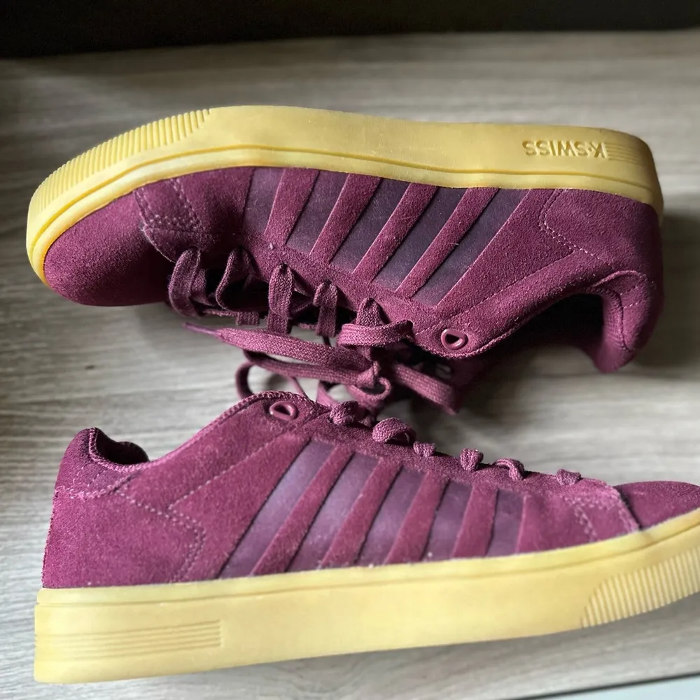 K-Swiss Red and Yellow Sneakers Vibrant Style - Image 5