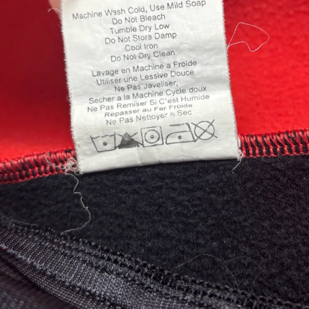 Pearl‎ Izumi Vintage Women's Medium Red Black Bicycling vest Full Zip Reflective - Image 8