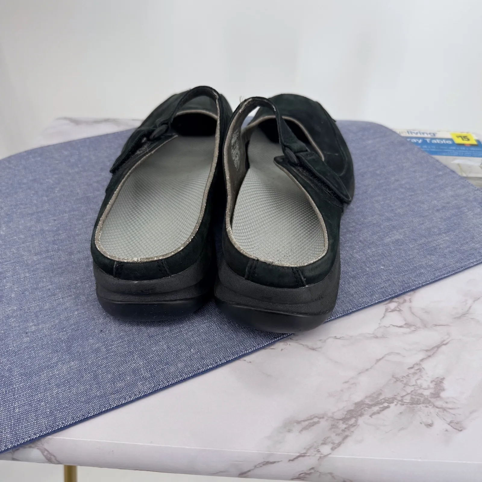 Merrell Topo Clutch Black Suede Mary Jane Clogs Comfort Shoe Women's 9.5 #450379 - Image 4