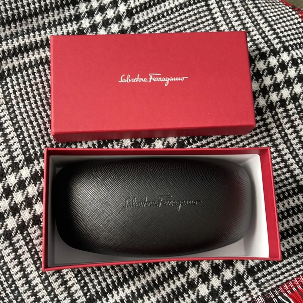 Salvatore Ferragamo 65mm Burgundy Oversized Sunglasses - Image 4