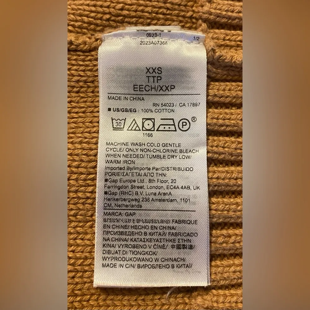 Gap maternity cable knit sweater, 100% Cotton, Size XXS - Image 6