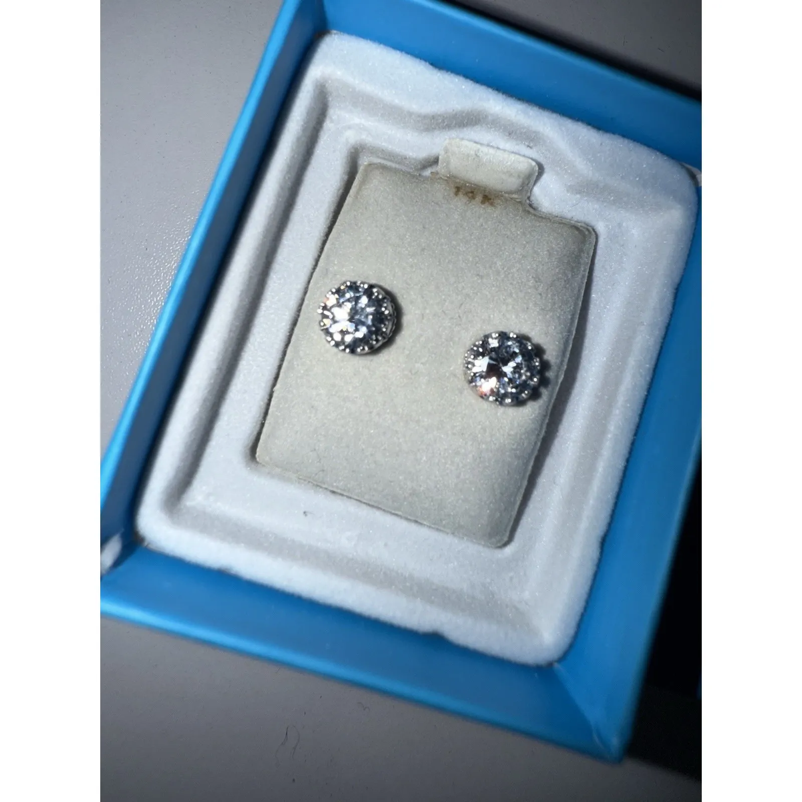 PIERCING PAGODA Cubic Zirconia Stud Earrings in 14K Gold‎ - Image 4