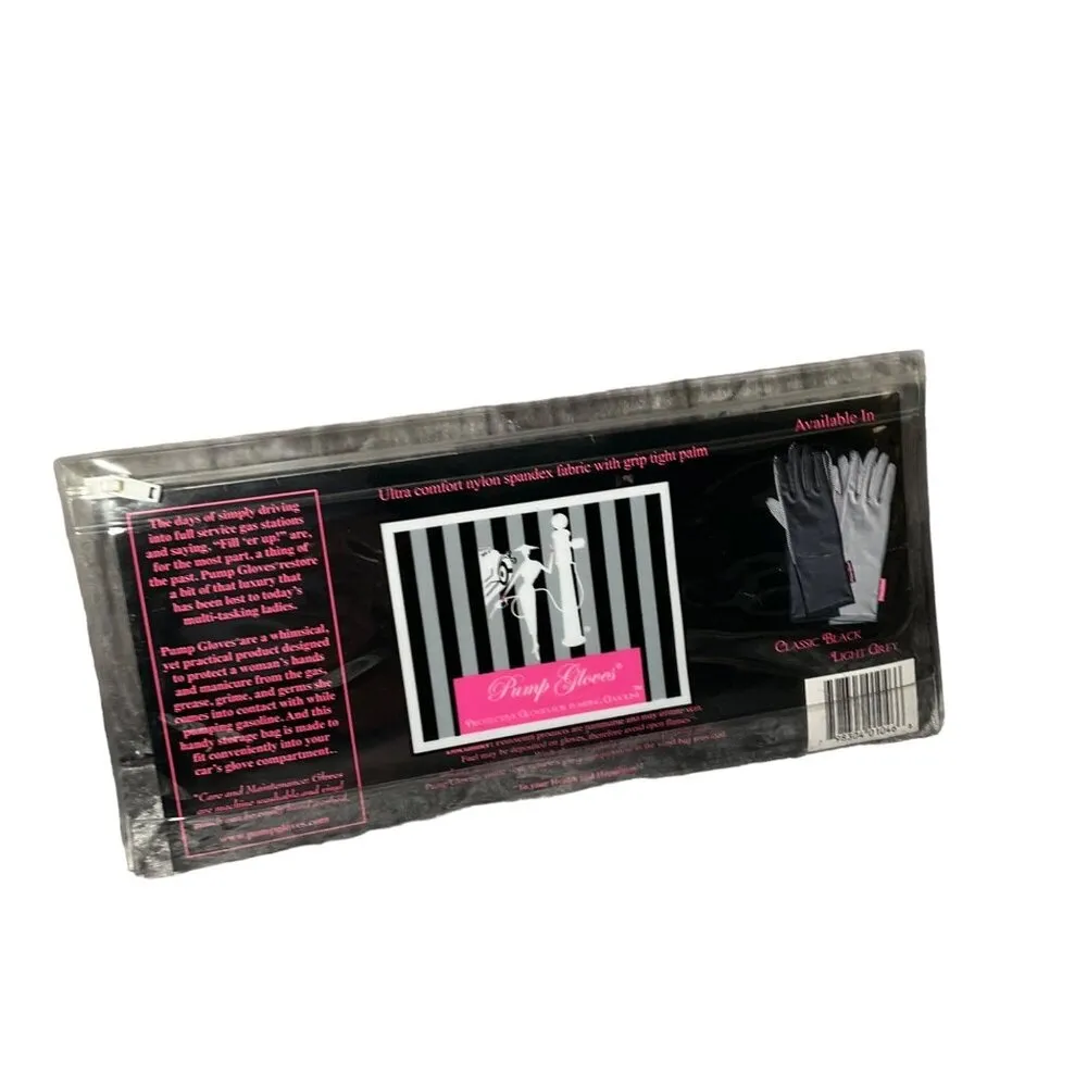 Pump Gloves Protective Gloves For Pumping Gasoline One Size Fits All Nylon Gray - Image 2