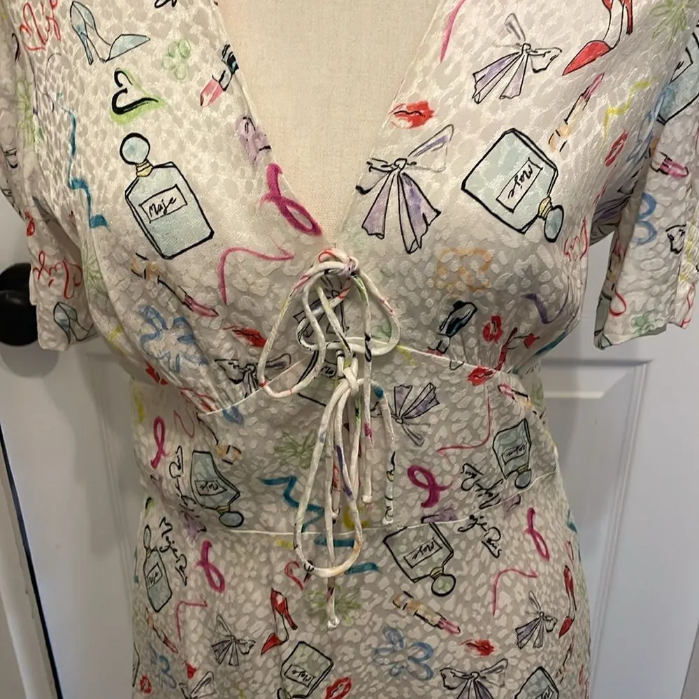 Maje Ramake Printed Dress - Image 5