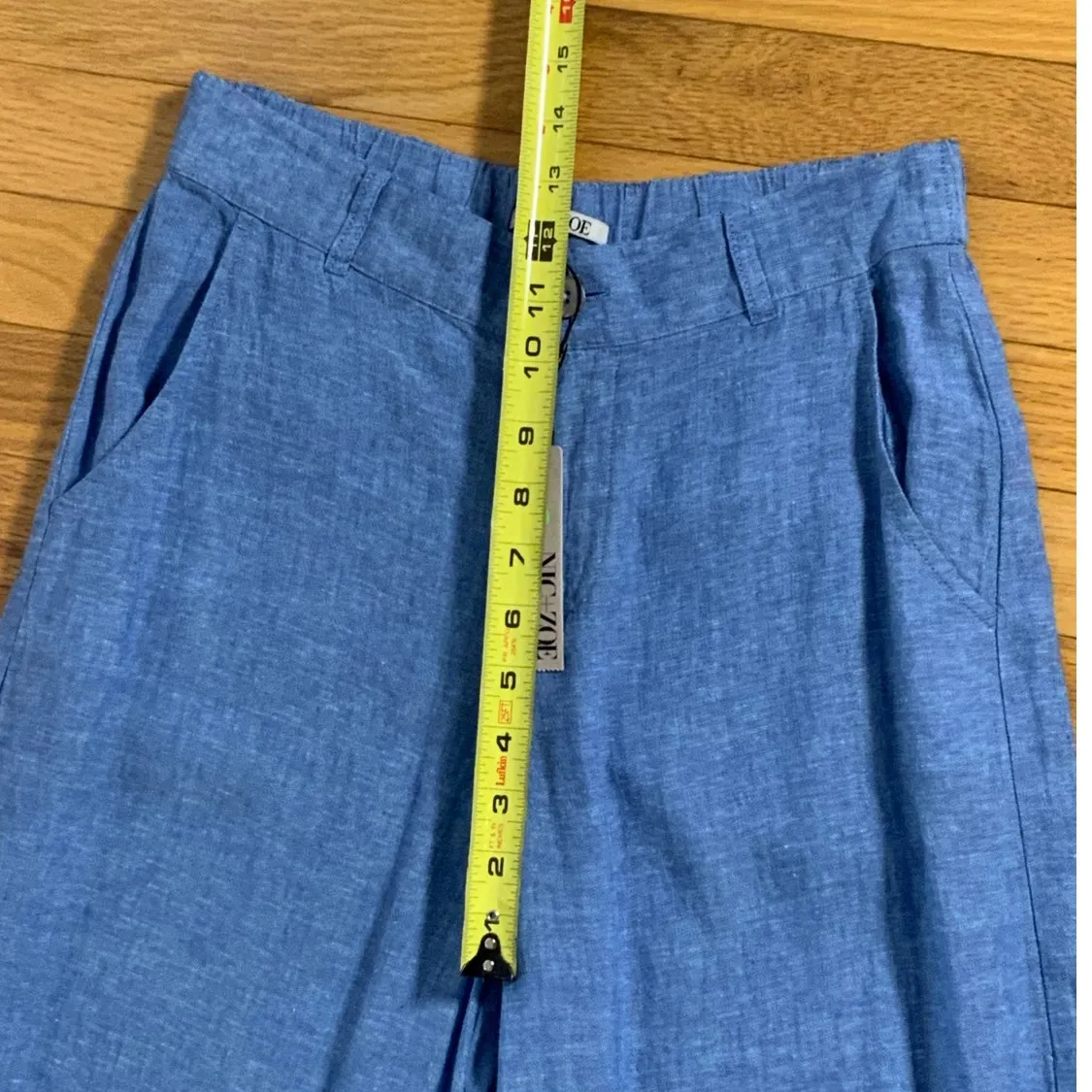 NIC‎ + ZOE 31" RUMBA LINEN WIDE LEG TROUSER NWT SIZE 4 - Image 8