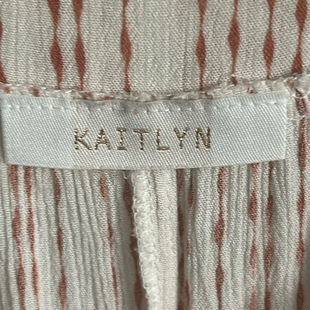 Kaitlyn Sleeveless Abstract Striped Flowy Boho Guaze Summer Tank Top - Image 5