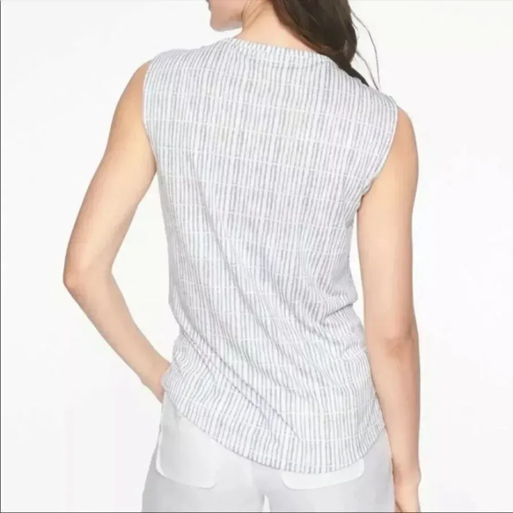 Athleta Breezy Striped Muscle Tank - Image 2
