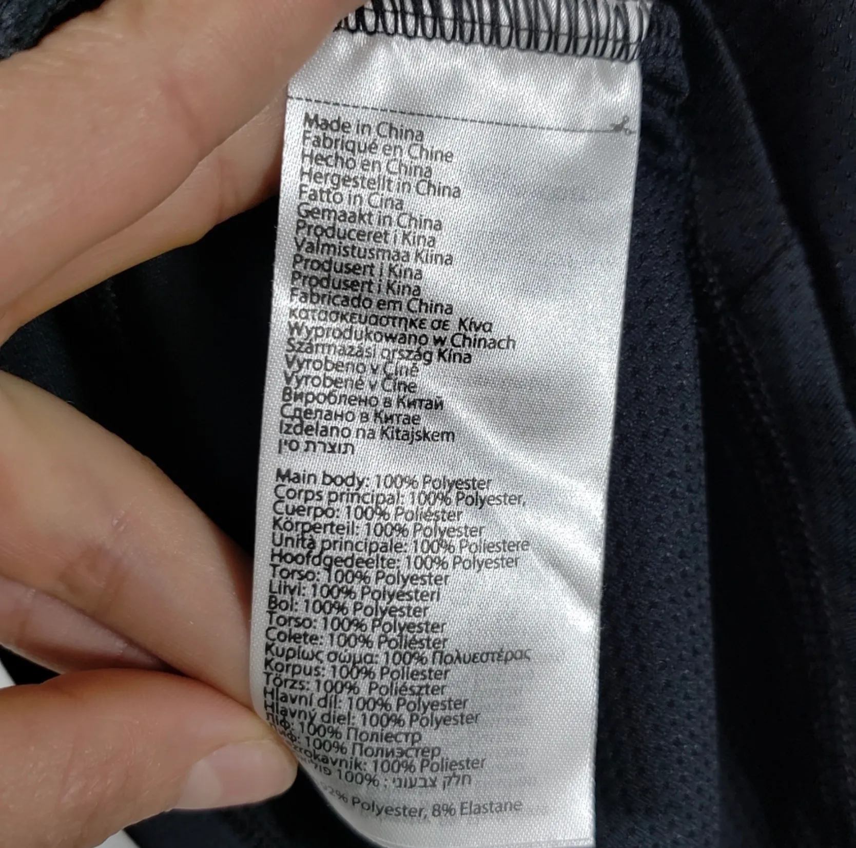 Women's Bike T-Shirt Black Half Zip Size S - Image 6