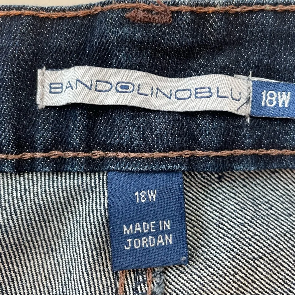 BandolinoBlu Womens Plus Capri Blue Jeans 18W - Image 5