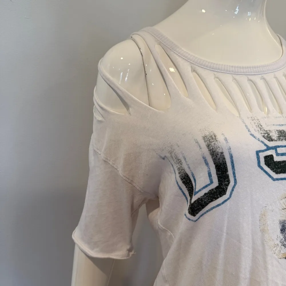 Free People All Tore Up USA T-Shirt - Image 4