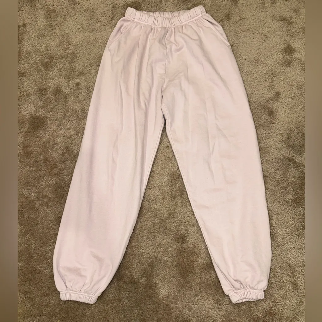 Daily Drills Ladybird Purple Lavender Pastel Sweatpants M/L Never Worn Size L - Image 2