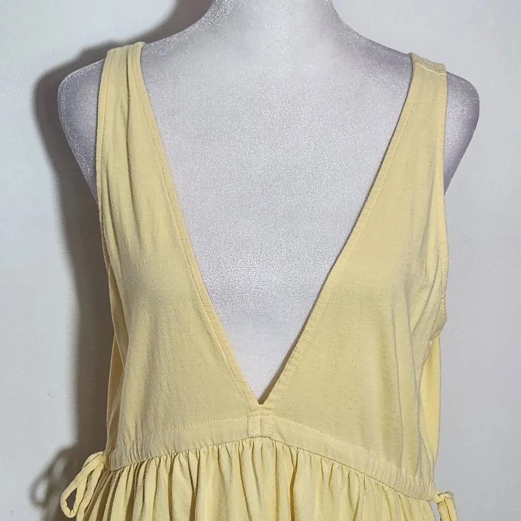 Wild Fable Yellow Sleeveless Mini Dress NWT Size Medium Butter Yellow Mini Dress - Image 3