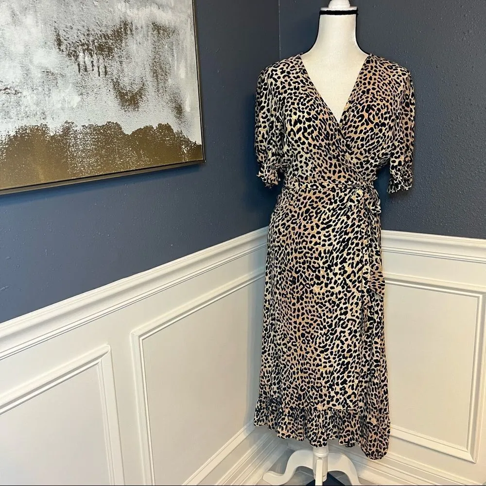 Faithfull The Brand Abbey Midi Wrap Dress - Image 7