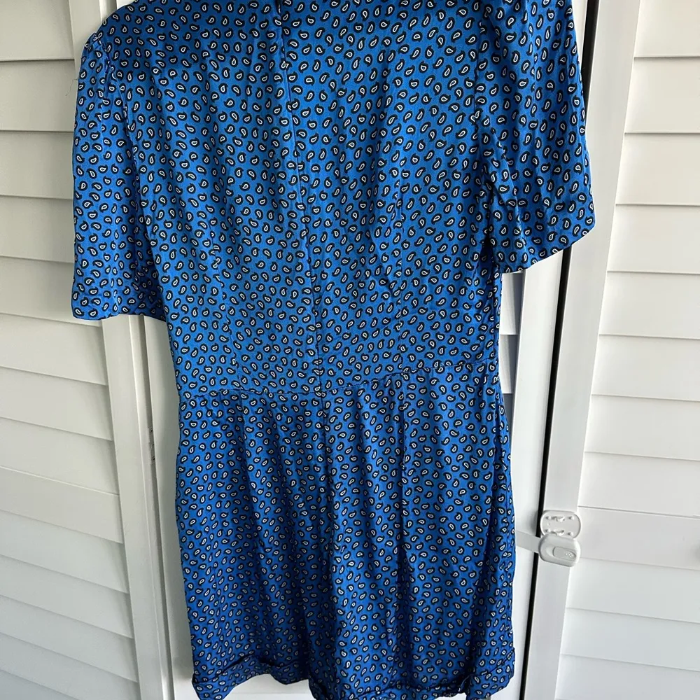 Maje Ilona Paisley Print Satin Romper - Image 4