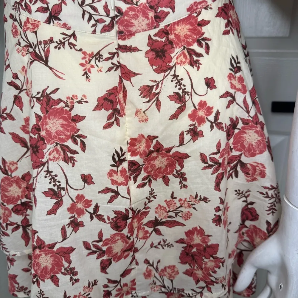 Altar’d State Floral Print Dress with Red Accents Size M.  #75 - Image 10