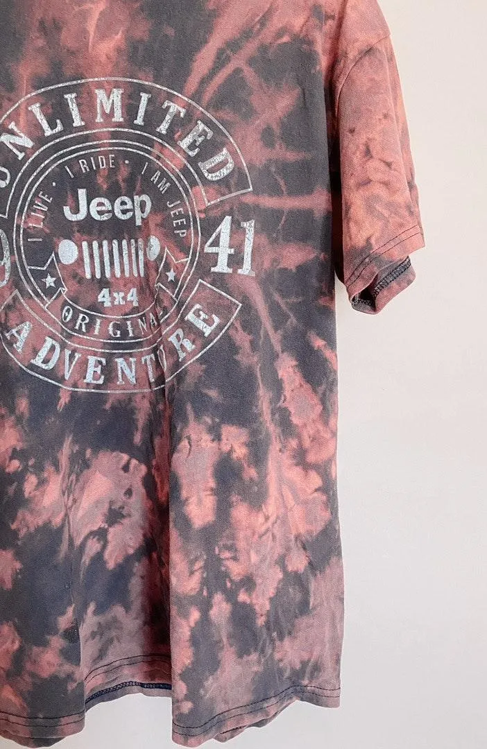 Jeep Custom Acid Wash  TShirt - Image 4