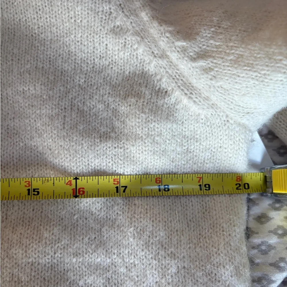 Melrose and Market Cream Crew Neck‎ Sweater with Plush Texture NWOT Size XL - Image 6