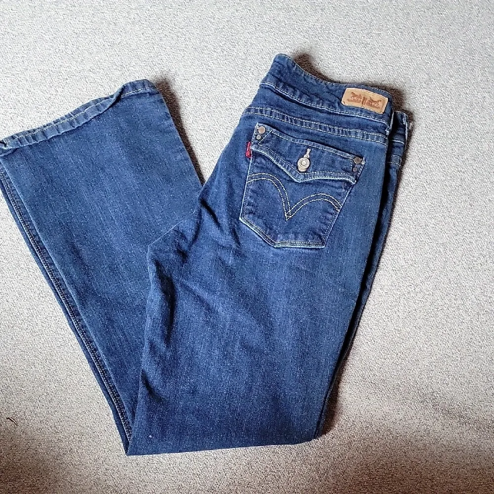 Levi's Blue Boot Cut Jeans Classic Style Size 29 - Image 9