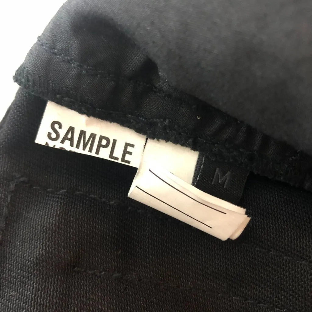 Lip Service Womens Black & Silver Striped Skinny Jeans Low Rise Zip Ankle Size M - Image 5