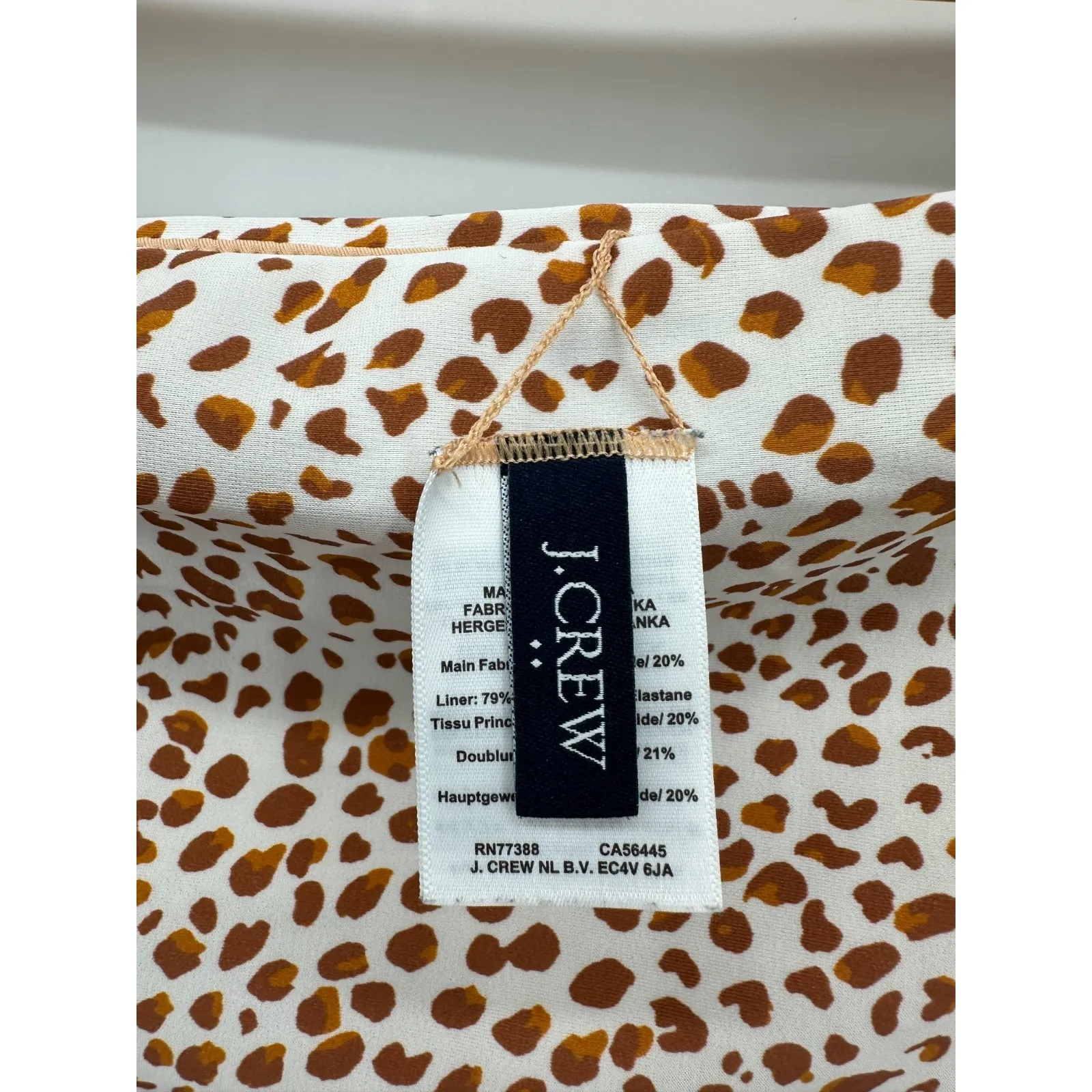 J. Crew Factory Womens Cheetah Printed high-waisted bikini bottom Size 3X Swim - Image 4