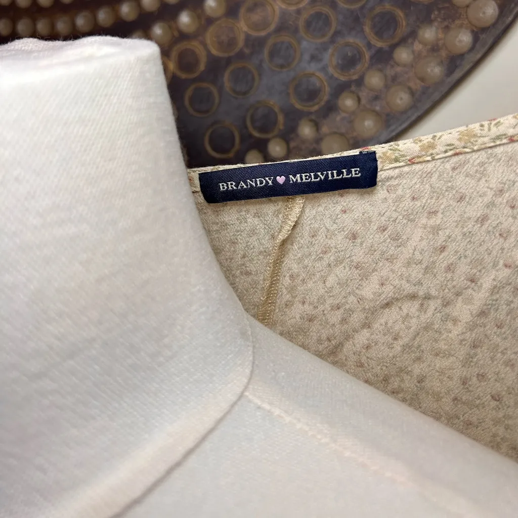 Brandy Melville Floral Wrap Dress XS/S/M - Image 4