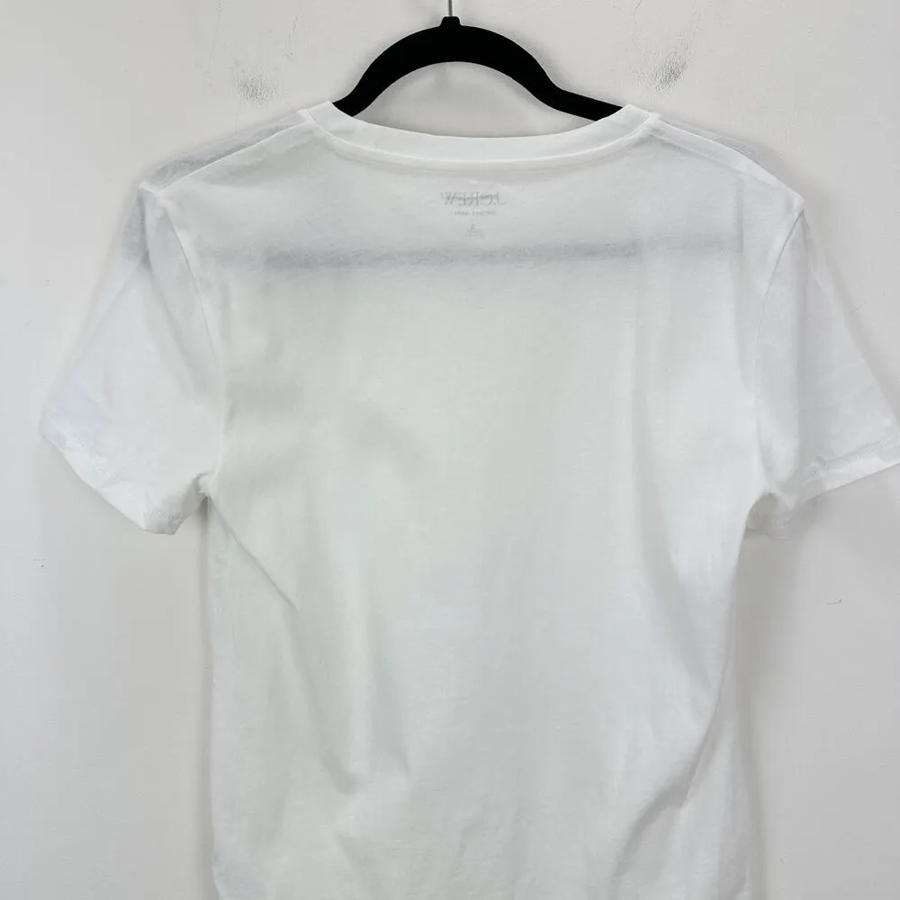 J. Crew Vintage Jersey Classic Fit Crewneck Tee Shirt White Basics Womens S NWT - Image 10