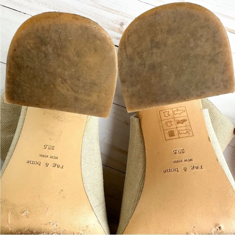 Leigh Natural Canvas Open Toe Sandal - Image 11