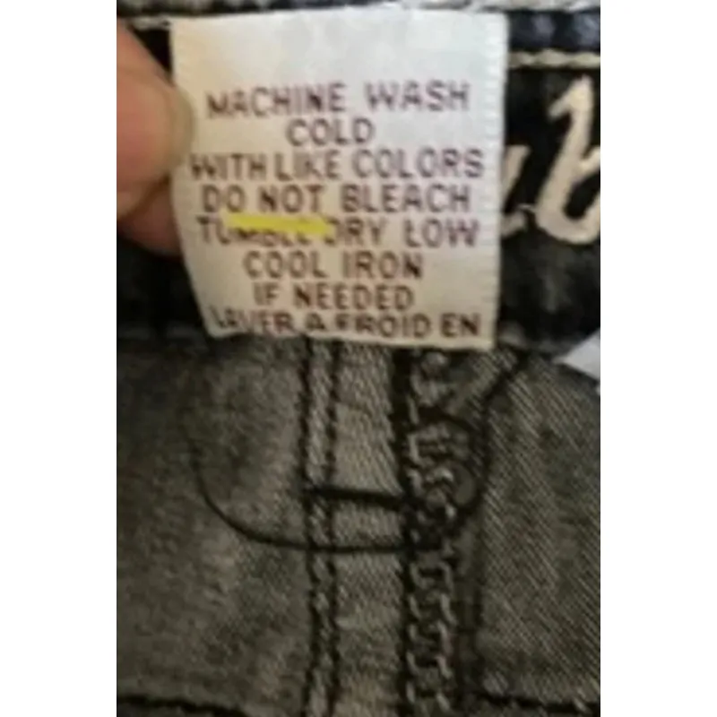 Y2K Butterfly Embroidered Dark Wash Stretch Jeans Kaba Jeans Size 18 Blue - Image 6