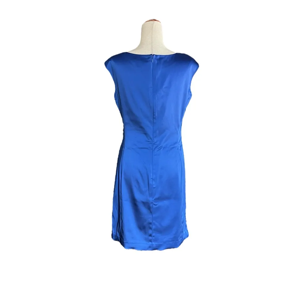 Lauren Ralph Lauren Women's Cap Sleeve Satin Sheath Dress - Image 7