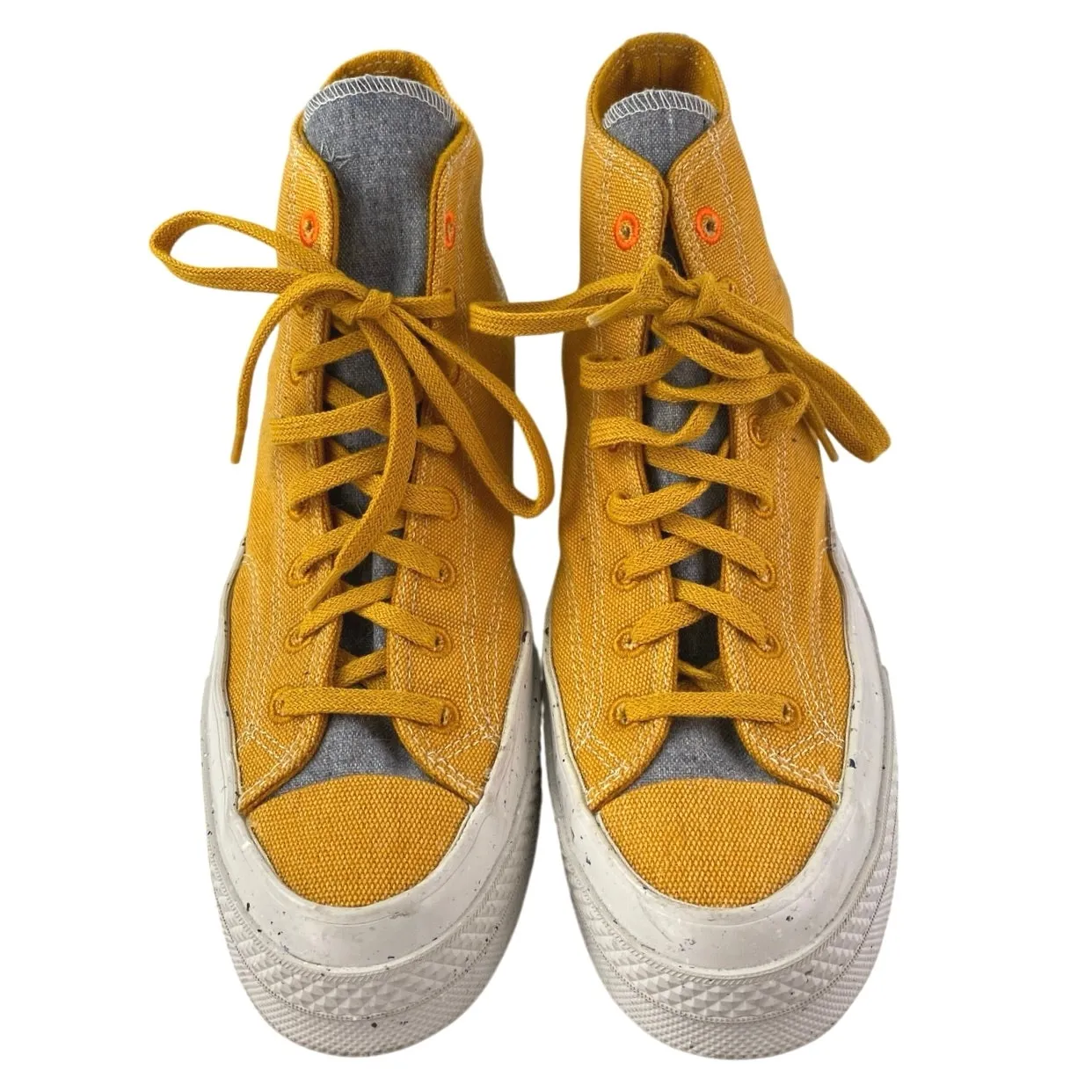 Converse Chuck Taylor 70 Renew Men's Safron Yellow High Top Sneakers Shoes 8.5 - Image 2