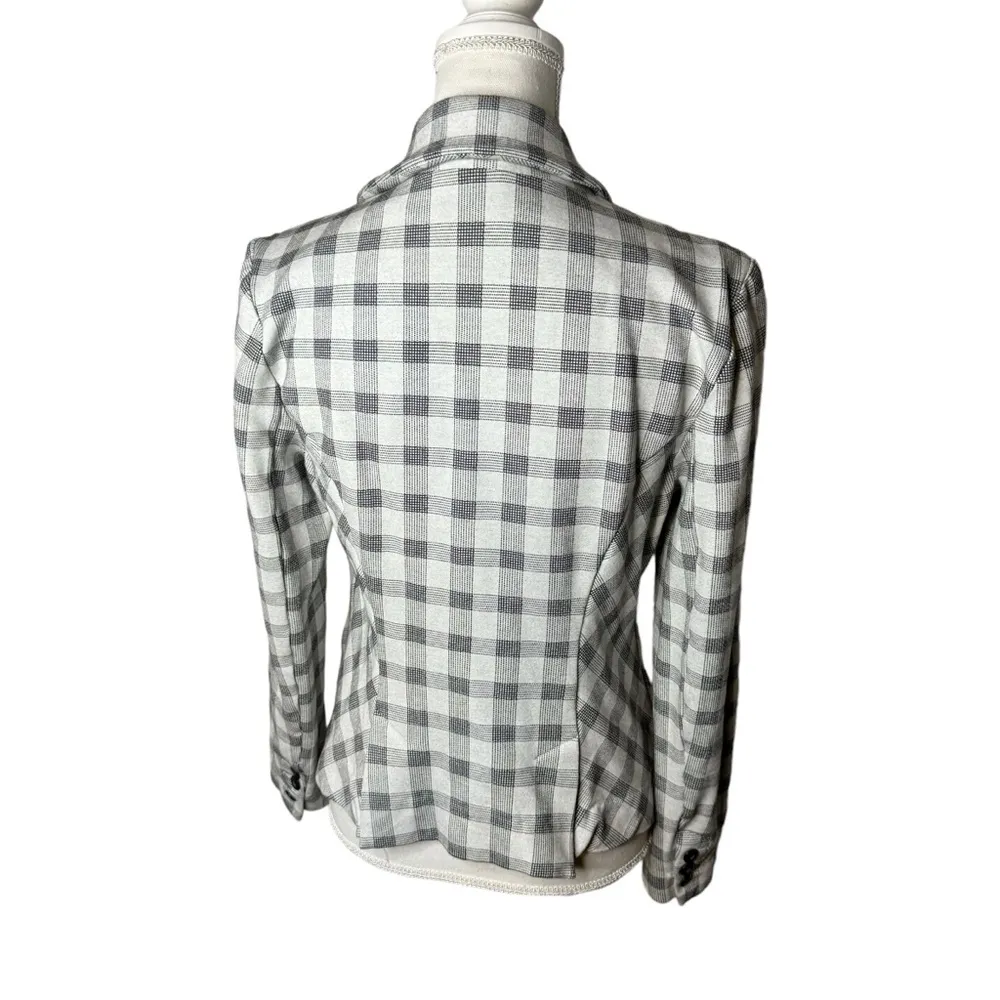 CAbi  Valentina Plaid Checker Blazer Jacket 10 - Image 5