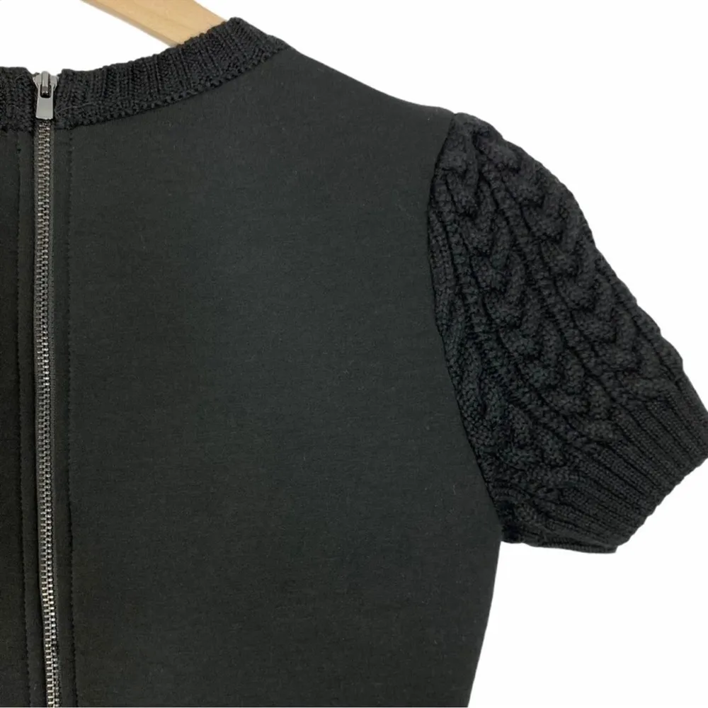 Maje Sweater Cable Knit Dress - Image 6