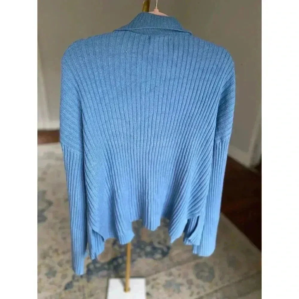 Sincerely Jules Knit Cardigan Sz L Blue Size L - Image 3