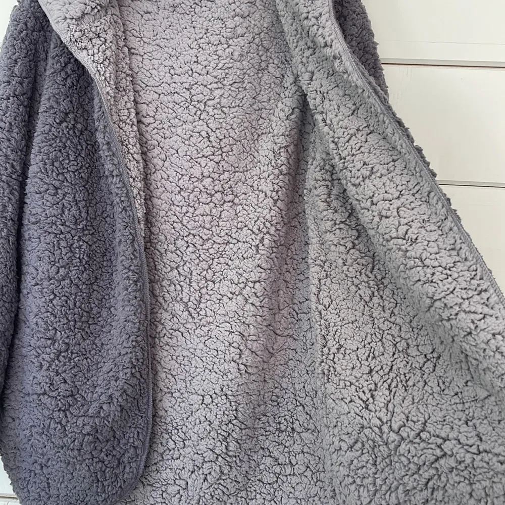 Urban Outfitters Purple Sherpa Jacket One Size - Image 8